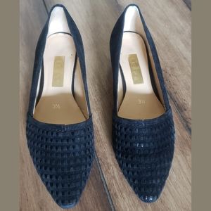 Gabor leather and suede pump